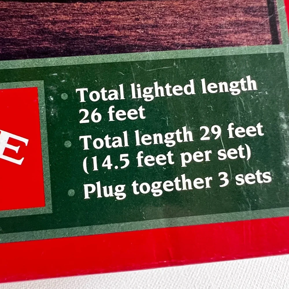 Holiday Lane 300 Icicle Add-A-Set Christmas Lights Indoor Outdoor White 29ft